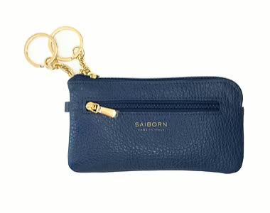 Purse and Keyholder Blue / Blu Chiaro